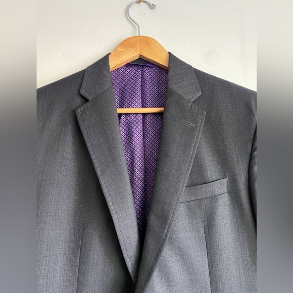 $749‼️TED BAKER LONDON Endurance ‘JAY CT’ Sport Coat Blazer Suit Jacket Wool 40L - Picture 8 of 11